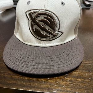 Lost Brown and Cream Logo Cap